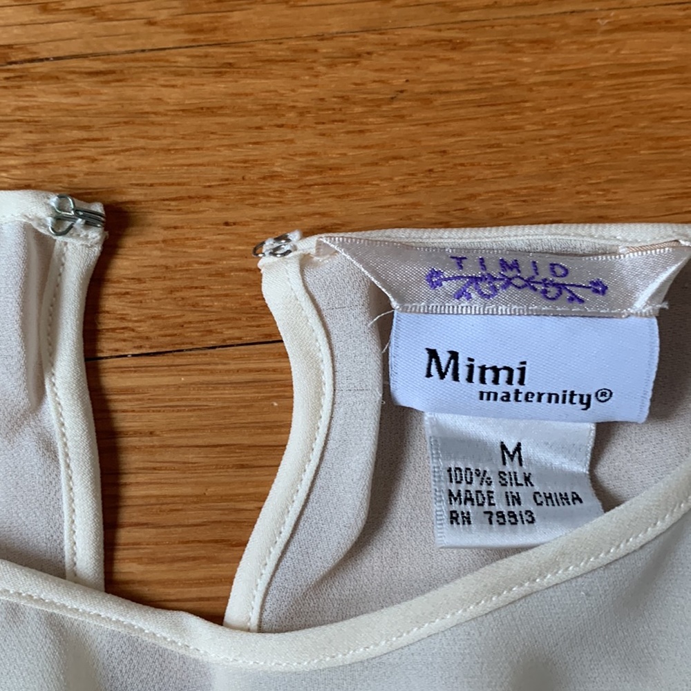 Maternity top 100% silk - Picture 2 of 2